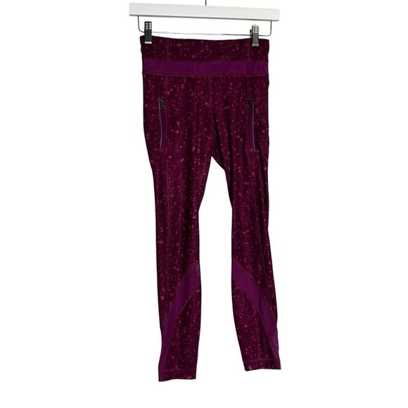 lululemon athletica Pants - Lululemon Inspire Tight II Paradise Geo Regal Plum Multi /‎ Regal Plum Size 2